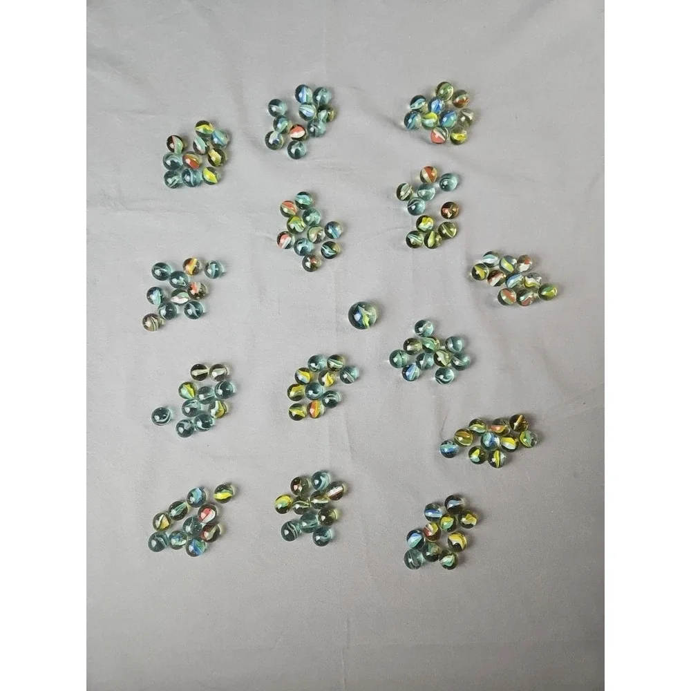 🔥Vintage Lot Of 141 Cats Eye Swirl Marbles